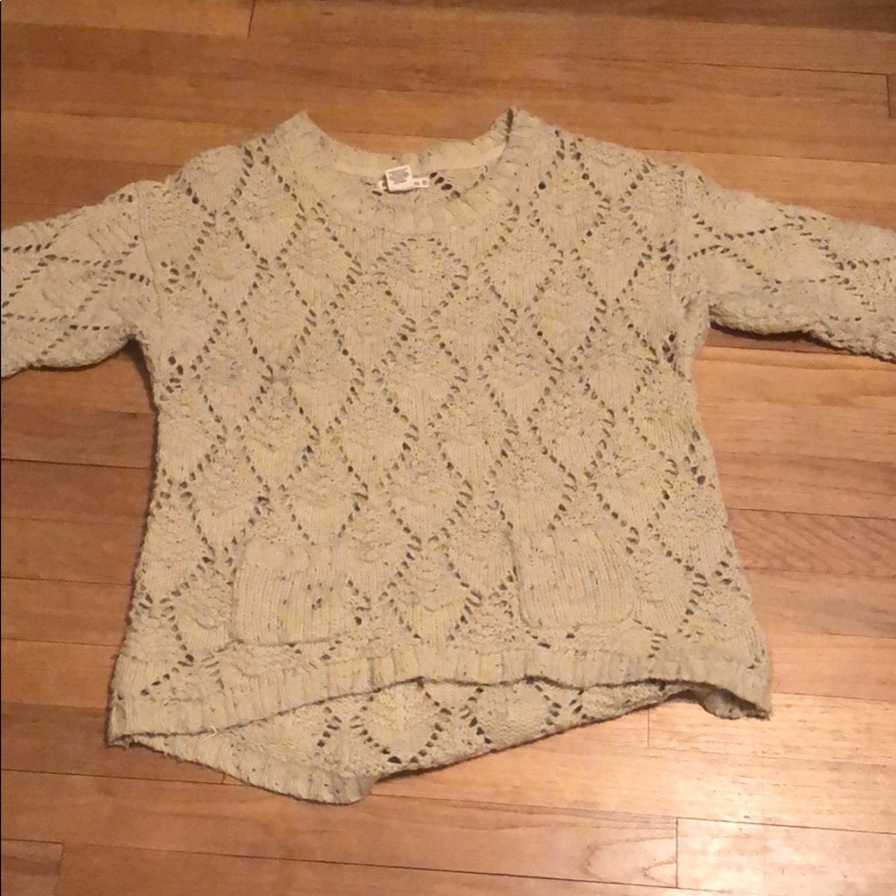Tan sweater size Large